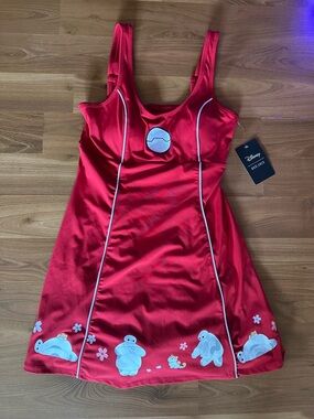 Disney Red Baymax Active Dress with Character Trim & Pockets